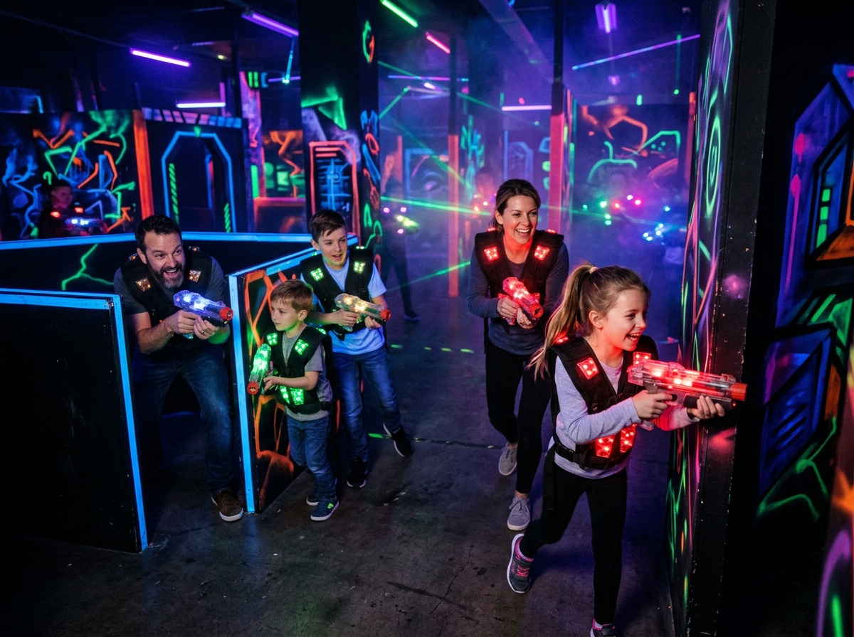 Laser tag arena
